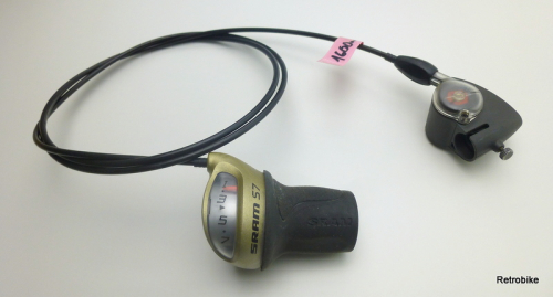 Sram Spectro S7 switch handle rotary switch 7 speed colour bronze outer casing 1600mm click box set