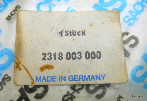 Sachs Druckscheibe Anlaufscheibe Distanzscheibe Stahl verzinkt Teilenr. 2318 003 000