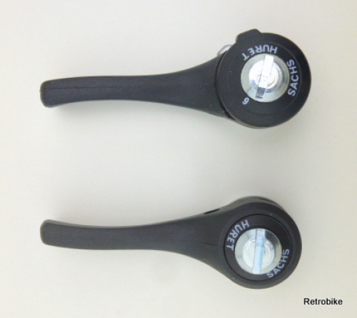 Sachs Huret Aris 1500 Classik Rahmenschalthebel 2x6 Unterrohr Anlötsockel schwarz Rennrad Betriebsanleitung NOS