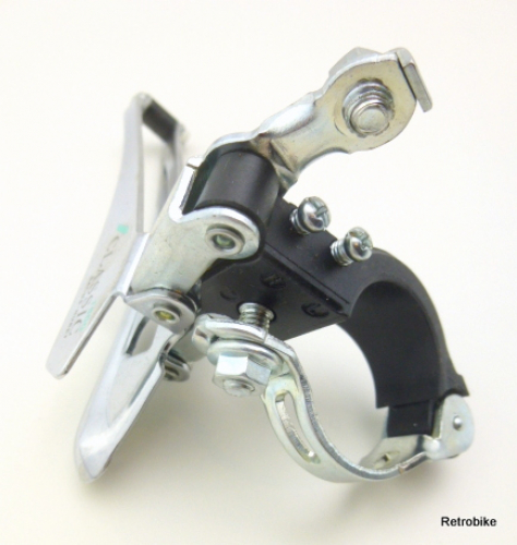 Sachs Huret Classic 1500 Sport Aris Umwerfer 2 fach 28,6mm 1 1/8" Schaltzug von unten 111g 90er Jahre NOS