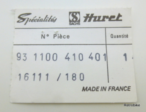 Sachs Huret Elysee thumb lever 7 speed rear derailleur shift cable outer casing white road bike set 90s