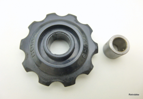 Sachs Huret Schaltwerk Ersatzteil Schaltröllchen Schaltrolle mit Lagerbuchse gearshift wheels volants de changement de vitesse