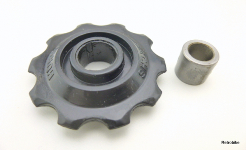 Sachs Huret Schaltwerk Ersatzteil Schaltröllchen Schaltrolle mit Lagerbuchse gearshift wheels volants de changement de vitesse