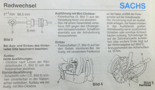 Sachs Pentasport Typ H 5213 gear hub cable 1400mm set accessory 1. Generation 1 shift cable black elongated click box NOS