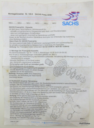 Shimano Hyperglide C HG 1 Sachs Powerglide Verschlussring Abschlussring Lock Ring Kassette Zahnkranz Kettenschaltung