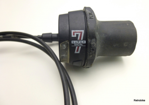Sachs Super 7 Schaltdrehgriff  Drehgriffschalter 7 fach Nabenschaltung Schaltzughülle Länge 1500mm