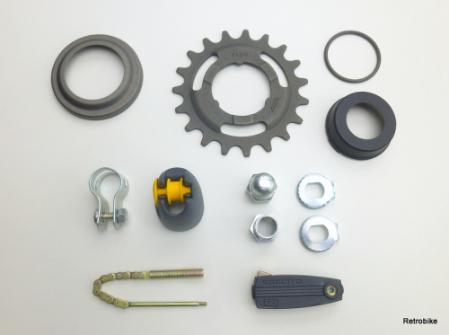 Sachs T3 Spectro 3 Gang Getriebenabe MH 3115 Rücktrittbremse komplett Set