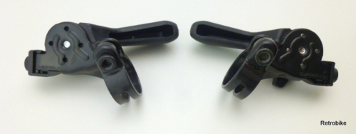 Shimano 200 GS SIS friction thumb shift lever rear derailleur 7 speed front derailleur 3 speed SL M201 Genuine Parts Set