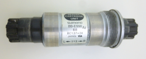 Shimano BB-ES50 bottom bracket Octalink V2 68 axle 113mm BC 1.37x24 113mm 254g MTB