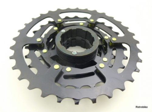 Shimano CS HG 200 Hyperglide freehub body 7 speed 12 to 32T teeth cassette sprocket rear derailleur