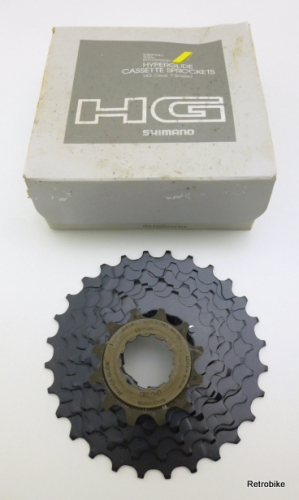 Shimano CS-HG50 HG Steckkranz Ritzelpaket 7 fach schwarz 12-14-16-18-21-24-28 Zähne 304g NOS