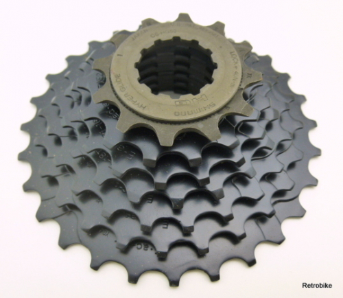 Shimano CS-HG50 HG Steckkranz Ritzelpaket 7 fach schwarz 12-14-16-18-21-24-28 Zähne 304g NOS
