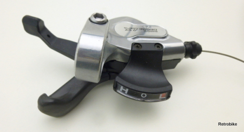 Shimano Deore LX SL-M569 3x8 rapidfire trigger shifter Schalthebel Set 90er Jahre mit  Montageanleitung NOS