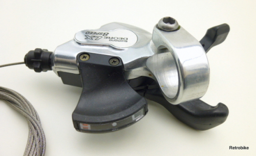 Shimano Deore LX SL-M569 3x8 rapidfire trigger shifter Schalthebel Set 90er Jahre mit  Montageanleitung NOS