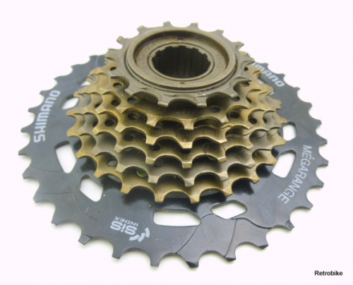 Shimano MF - TZ500 SIS Megarange HG Schraubkranz Zahnkranz BSA 7 fach 14-34 Zähne