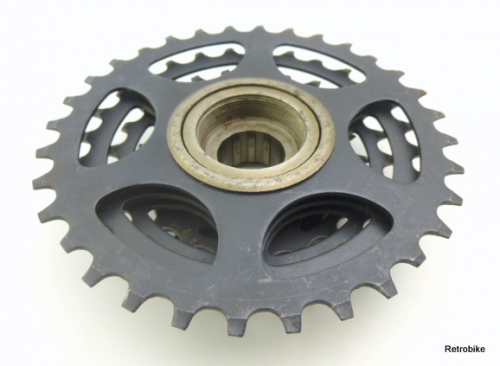 Shimano MF - Z012 INDEX freewheel sprocket BSA 6 speed black 14-32 teeth SIS shifting system friction road bike