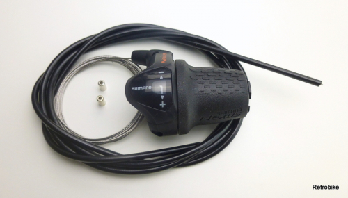 Shimano Nexus 3 Gang SL-3S42E Revoshift Drehgriff Montage rechts schwarz 3 Gang Getriebenabe NOS