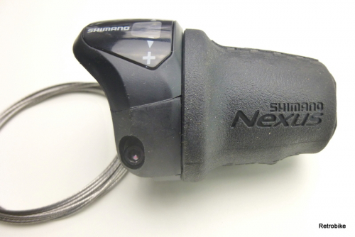 Shimano Nexus 3 Gang SL-3S42E Revoshift Drehgriff Montage rechts schwarz 3 Gang Getriebenabe NOS