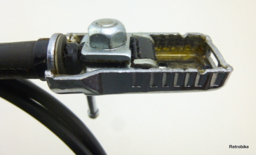 Shimano Positron 6 fach Schaltzug 1620mm Schalthebel RD P500