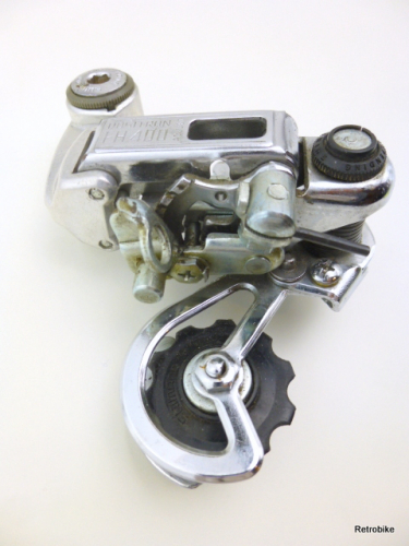 Shimano Positron FH 400 pre select Schaltwerk 5 fach 6 fach kurzer Käfig 80er Jahre Rennrad