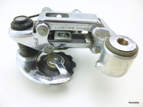 Shimano Positron FH 400 pre select Schaltwerk 5 fach 6 fach kurzer Käfig 80er Jahre Rennrad