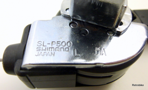Shimano SL P500 SIS Positron Index Daumenschalthebel Light Action 2x6 Set Umwerfer Schaltwerk