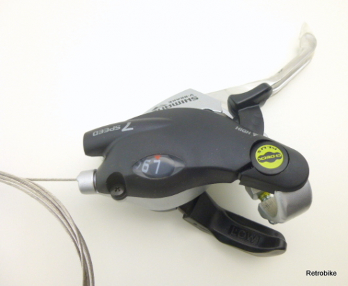 Shimano ST-EF29-7 Altus 3x7 rapid fire Schalt - Bremshebel v-brake Montage rechts