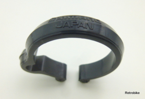 Shimano Schelle Schaltzugführung Bowdenzug Aussenhülle Kabel 1 zügig Befestigung Stahlrahmen  Kunststoff schwarz