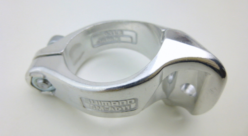 Shimano Umwerfer Adapter Schelle SM AD11 31,8mm oder SM AD15 34,9mm für Anlöt Umwerfer Rennrad Shimano 105 und Ultegra