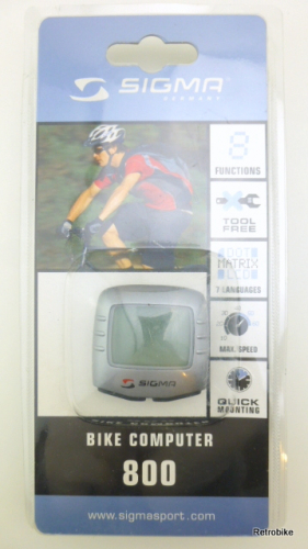 Sigma BC 800 bike computer digital bike speedometer wired 8 functions