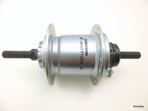 Sram i-motion 3 i3 i-brake 3 speed gear hub silver NOS