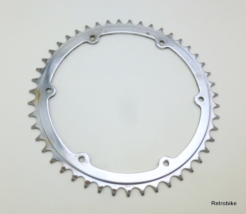 Stronglight Kettenblatt 47 Zähne 6 Loch mit M6 Gewinde Stahl verchromt