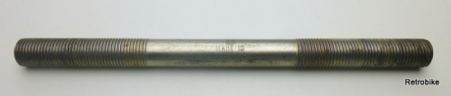 Union Fahrrad Vorderrad Achse FG 9,5 Gewindestange 3/8" x 26 Vollachse VR Länge 132mm