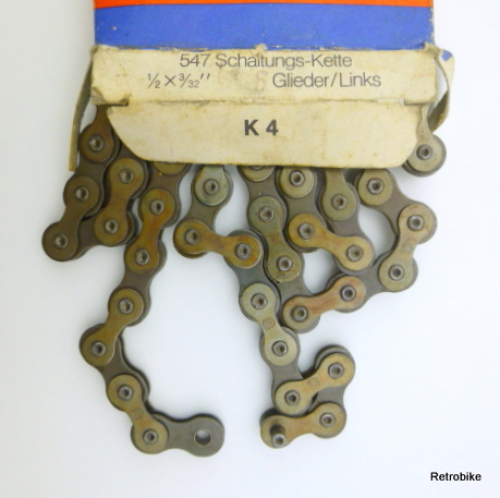 Union Fröndenberg Fahrradkette 1/2 x 3/32" Nr. 547 Kettenschaltung Rennrad 80er Jahre NOS