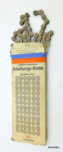Union Fröndenberg Fahrradkette 1/2 x 3/32" Nr. 547 Kettenschaltung Rennrad 80er Jahre NOS