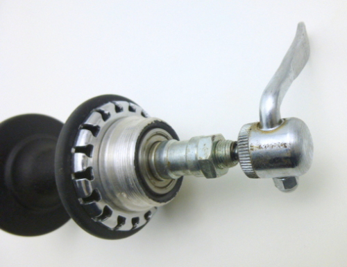 Weco Joytech Hinterrad Nabe Straightpull Speiche 36 Loch Schnellspanner Schraubkranz BSA 7 fach Rennrad 80er Jahre