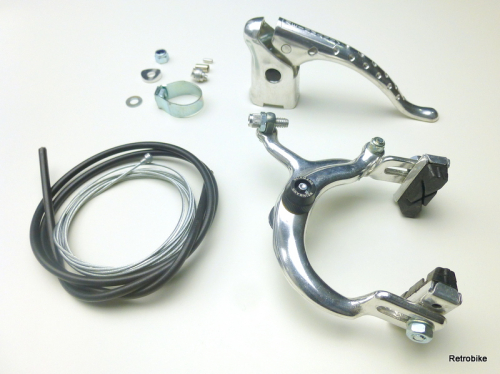 Weinmann Alpha 721 Hinterrad HR Seitenzugbremse Felgenbremse Alu Bremse Brev Set NOS