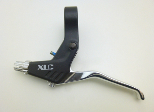 XLC BL-V01 Fahrrad Bremshebel links Ø 22,2 mm v-brake Alu schwarz silber