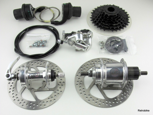 sachs quarz 3x7 scheibenbremse dual drive set