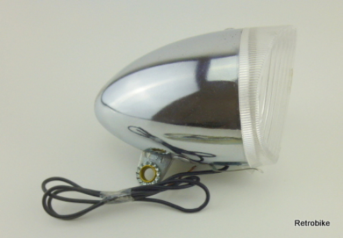 Union Fröndenberg 6830 headlight front light bicycle chrome plated