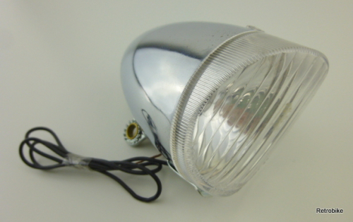 Union Fröndenberg 6830 headlight front light bicycle chrome-plated
