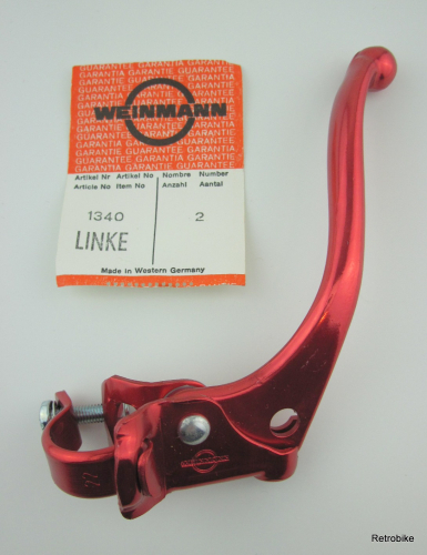 Weinmann 1340  brake lever  pre bent  BMX  Selection right or left side