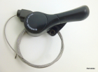 Shimano 200GS SIS thumb shifter 3 speed front derailleur black left mounting NOS