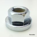 Shimano Flanschmutter Achsmutter Sechskantmutter mit Scheibe M10x1 verchromt Hinterrad NOS