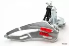 Shimano Tourney  FD-TY30 Umwerfer 2 fach 3 fach bottom pull Schelle Durchmesser 28mm bis 28,6mm silber 90er Jahre MTB ATB